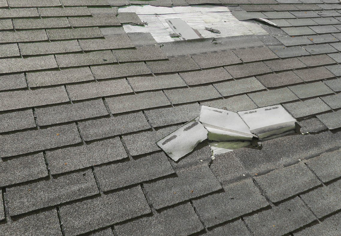 Wind Damage Roof Repair in Miami